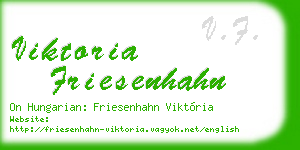 viktoria friesenhahn business card
